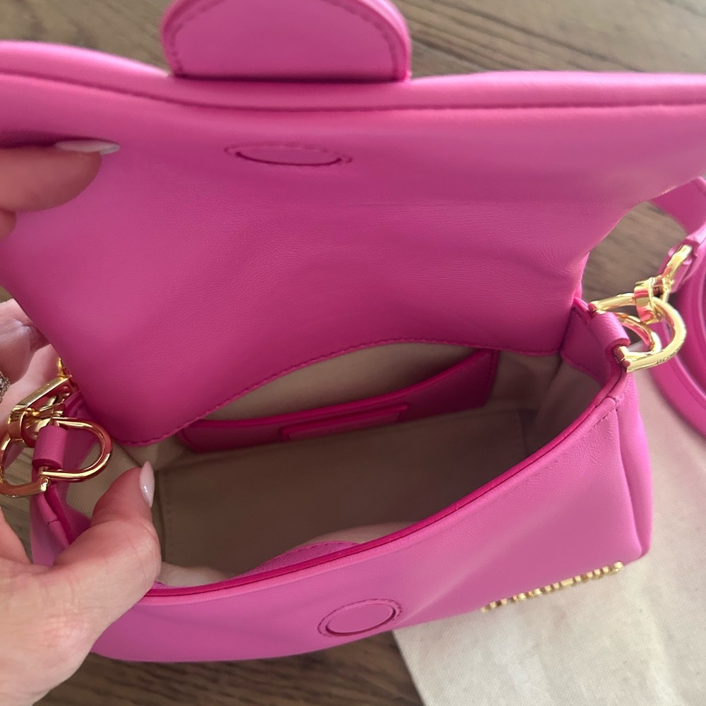 Jacquemus Pink Leather puff le petit Bambimou Shoulder Bag - Picture 3 of 12